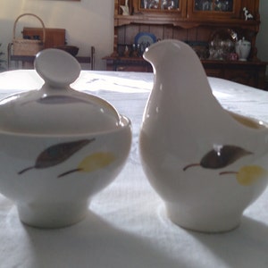 Creamer and Sugar Bowl/MCM/Made in USA