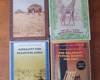 The No. 1 Ladies' Decretive Agency/Alexander McCall Smith/First 4 Books in Series/Light-Hearted Mysteries/Paperbacks/Botswana, Africa