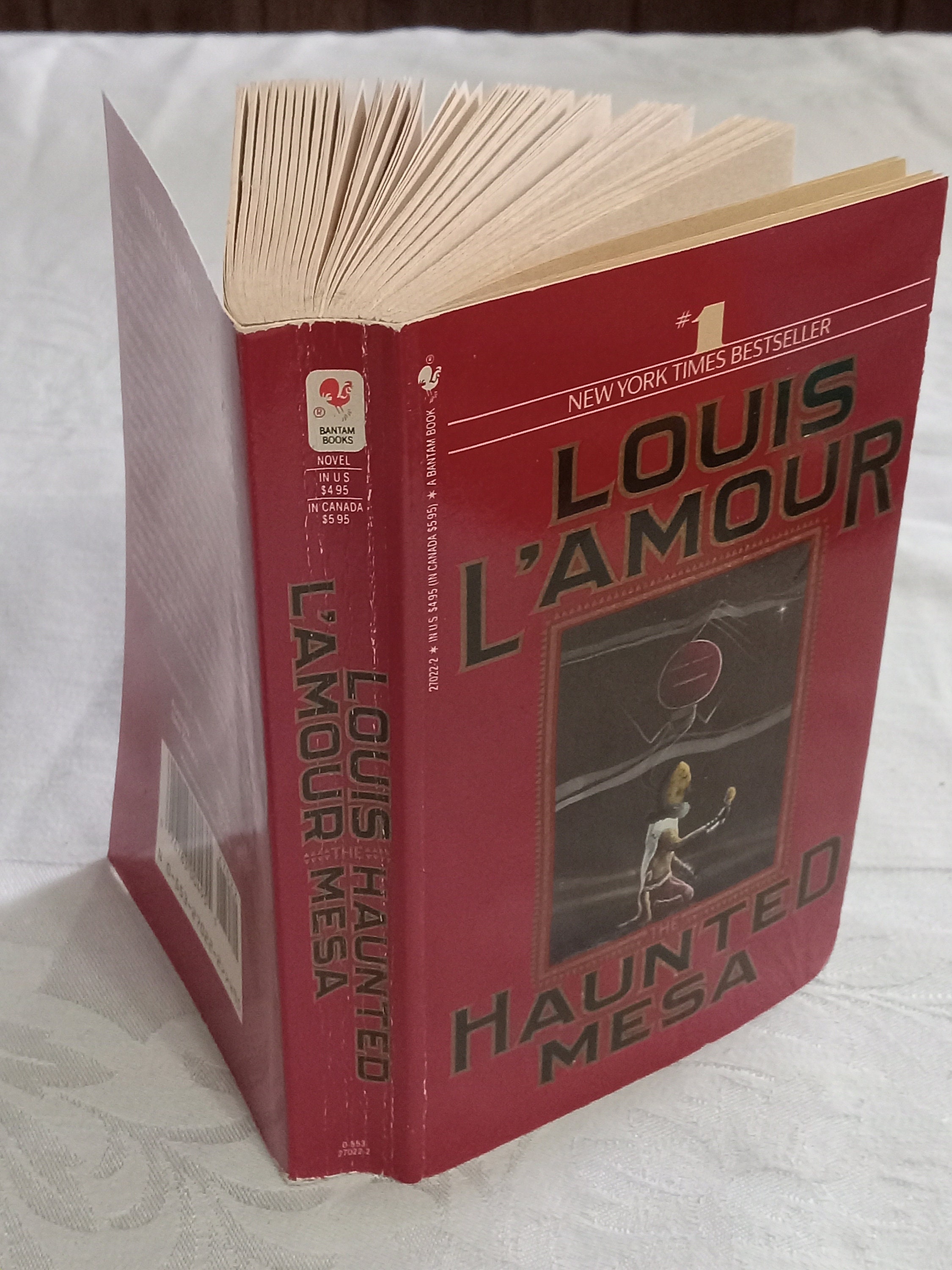 The Haunted Mesa By Louis L'Amour – Hardcover, 1987 – Very Good Condition, Western Fiction