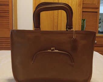 RARE Coach Crescent Saddle Bag Vintage NYC Dark RARE Coach Crescent Saddle Bag Vintage NYC Dark