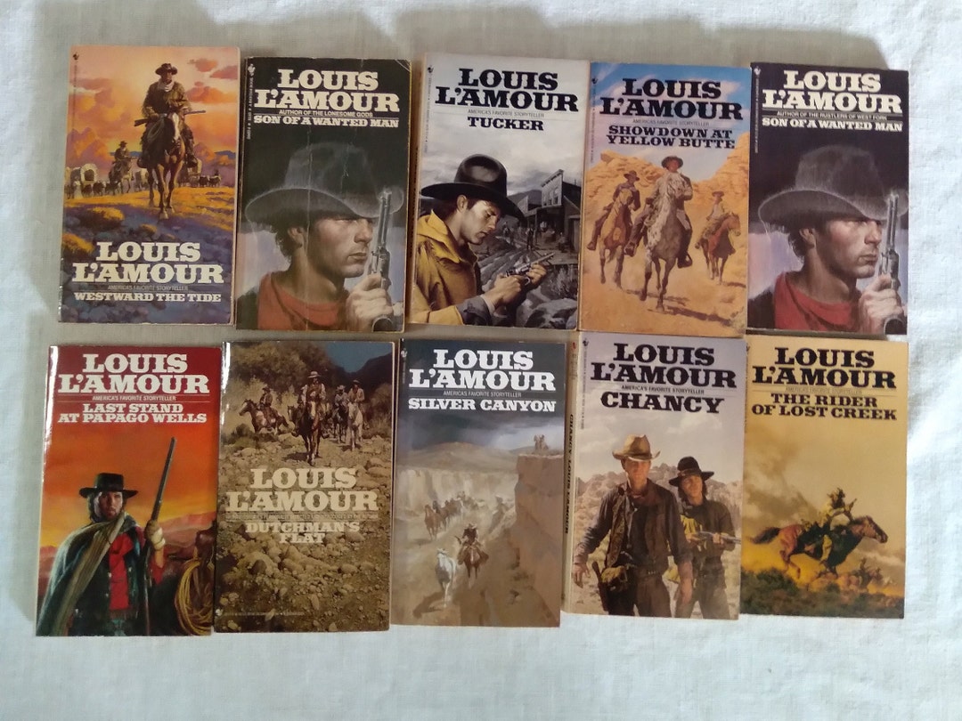 Louis L'amour Lot of 14 Vintage Paperback Books Western 
