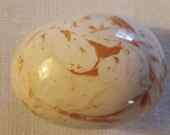 Pottery Egg/Tennessee Marbles Clay/Sighed MAX/Easter Egg/Easter Gift/