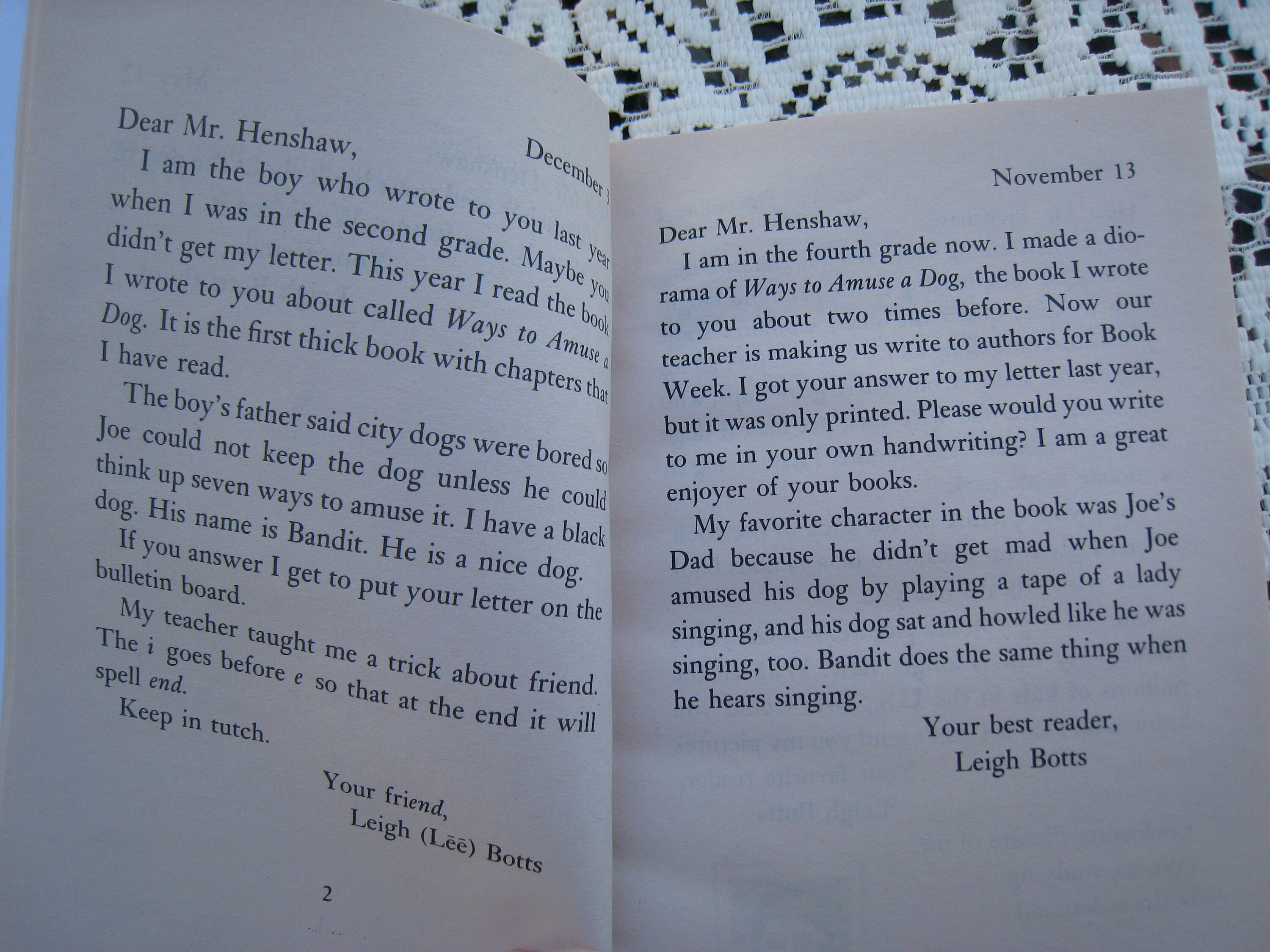 Dear Mr Henshaw Beverly Cleary Children S Book Etsy