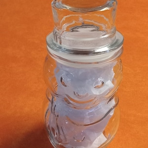 Snowman Glass Jar/Clear Glass Jars/Candy Jar/Holiday Décor/Glass Cannister/Christmas Décor