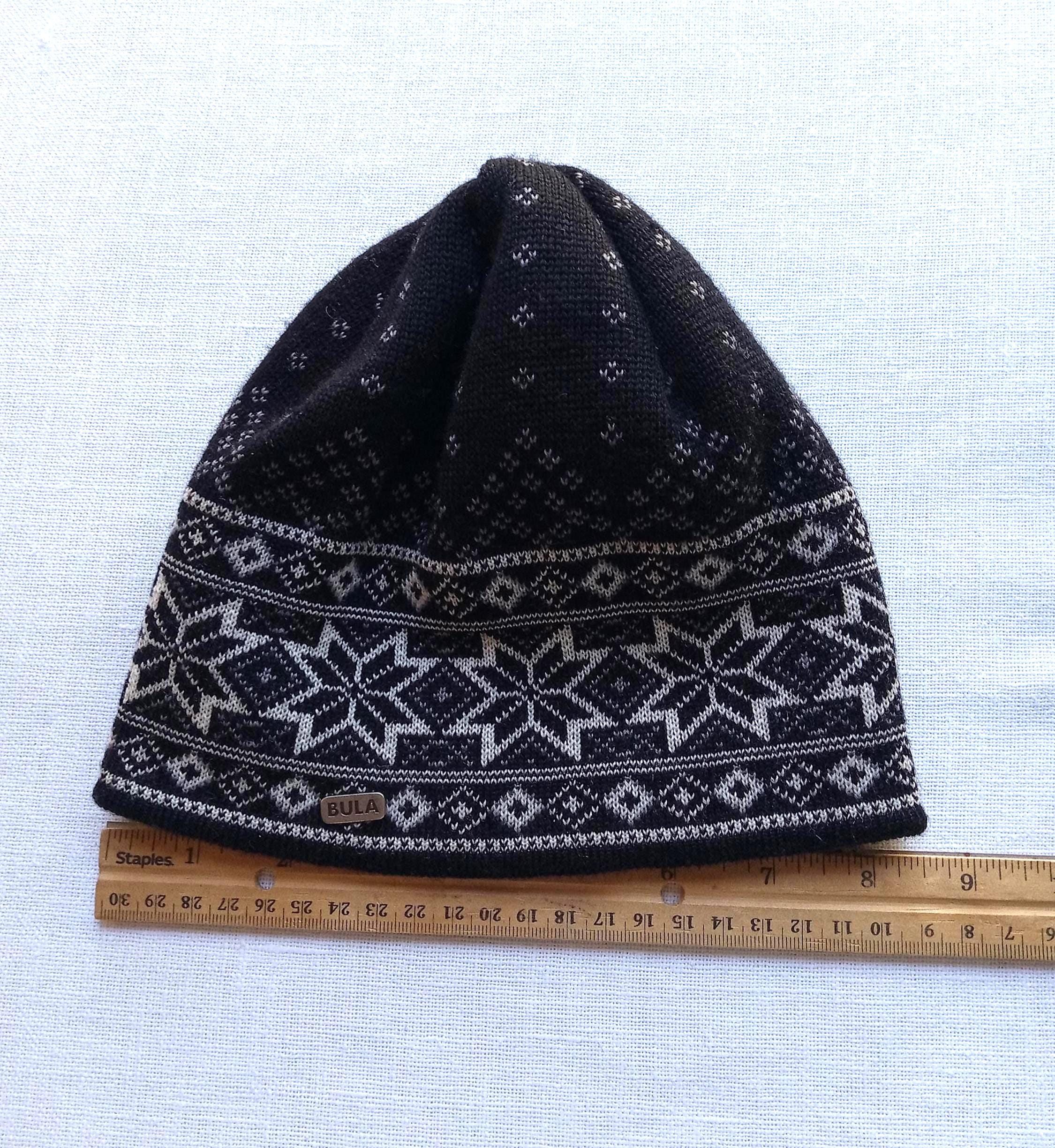 Fair Isle Snowflake Wool Hand Knit Beret - brand new Day 4 of our Advent calendar reveals the Ella beret, named  main image 2
