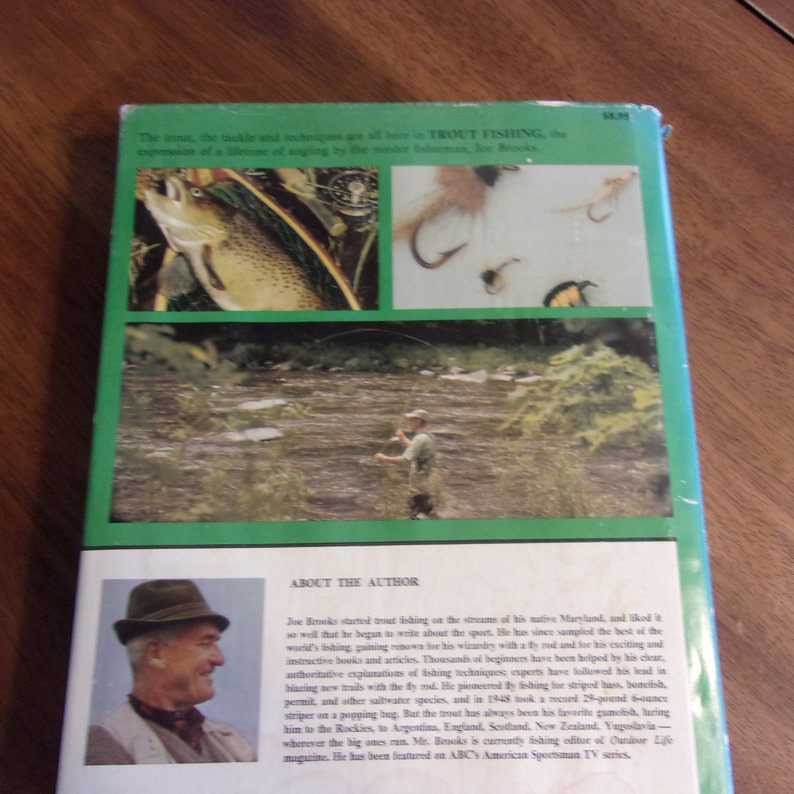 Trout Fishing Joe Brooks An Outdoor Life Book 1972 1st Edition Etsy