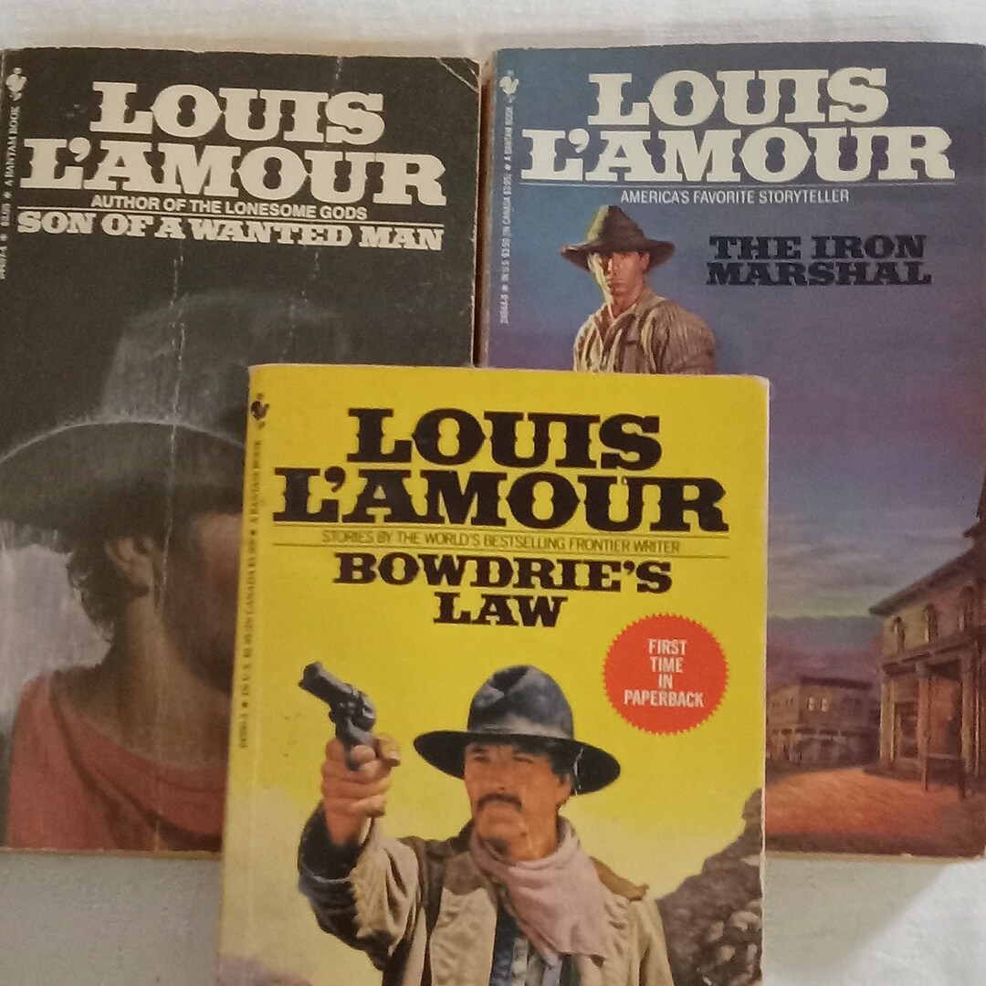 Louis L'amour/vintage Westerns/bantam Paperbacks/set of 