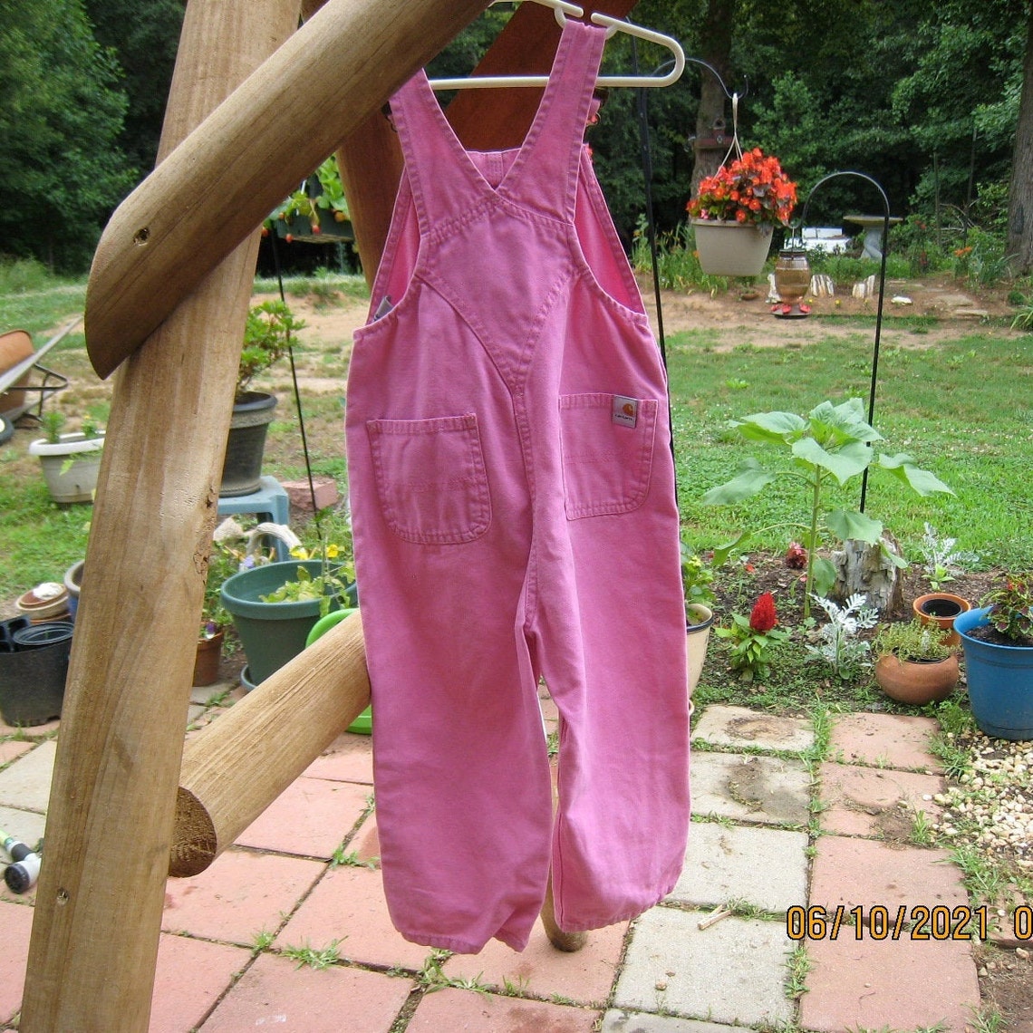 Carhartt Pink Toddler Girls Bib Overalls/size 3T - Etsy UK