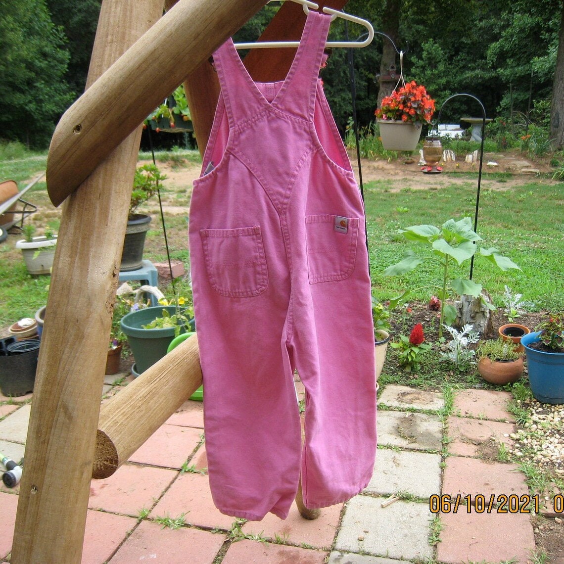 Carhartt Pink Toddler Girls Bib Overalls/size 3T - Etsy UK