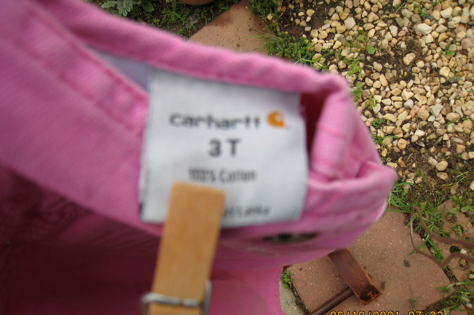 Carhartt Pink Toddler Girls Bib Overalls/Size 3T Etsy