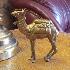 Brass Camel/Saddle and Packs/Christmas Décor/Solid Brass Décor/BoHo Decor