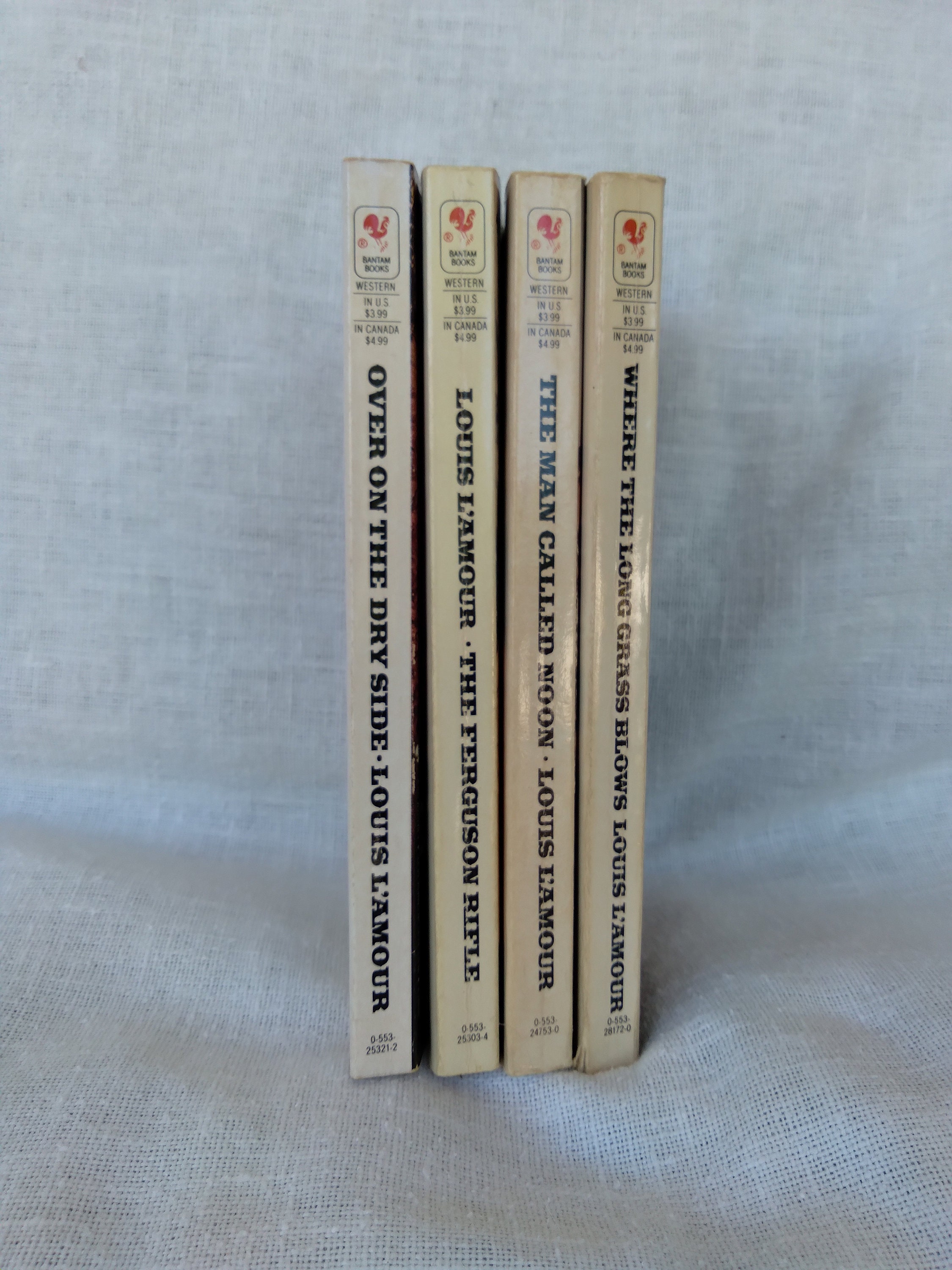 Louis L'Amour Paperbacks Lot Of 6 Westerns Bantam Books