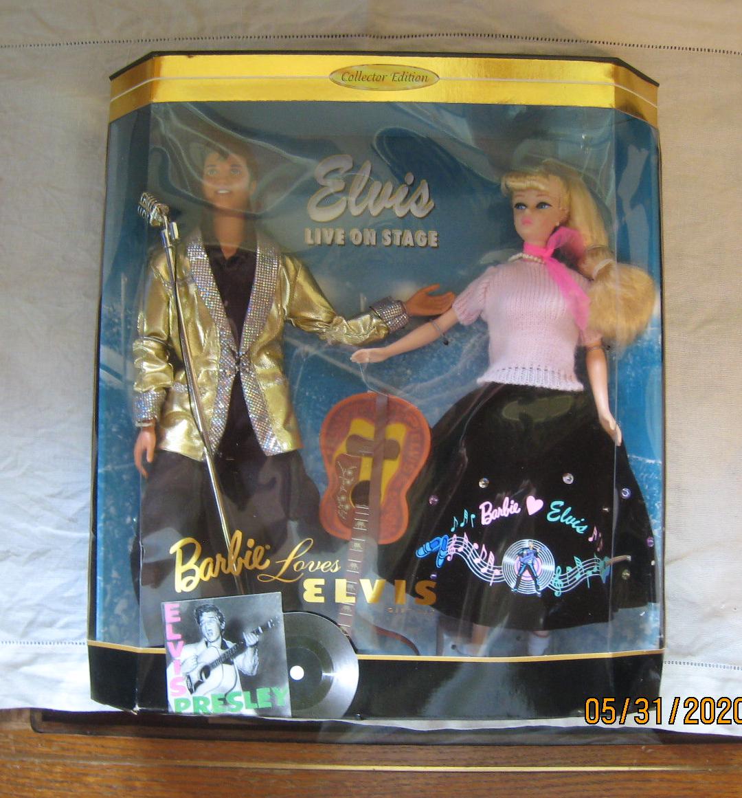 Barbie Loves Elvis/ Unused in Box/ Collectable Dolls/ Elvis