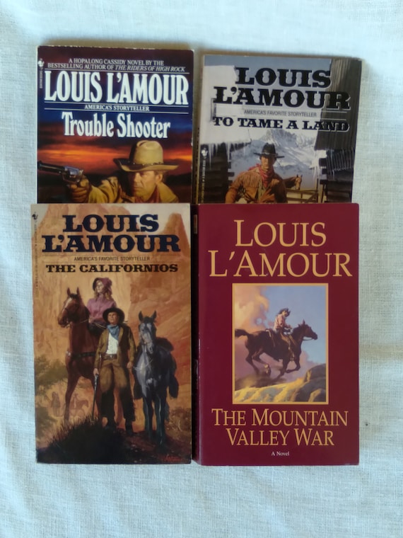Louis L'amour/westerns/lot of 5/classic Westerns/bantum 