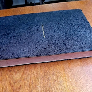 The Book of Psalms With Music/Antique 1912/Reformed Presbyterian/Black Leather/Collectable Gift image 10