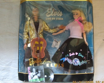 Barbie Loves Elvis/ Unused in Box/ Collectable Dolls/ Elvis