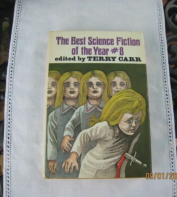 The Best of Science Fiction of the Year #8 1979/ edited by Terry Carr/ 12 Short Stories/Hardbound Dust Jacket