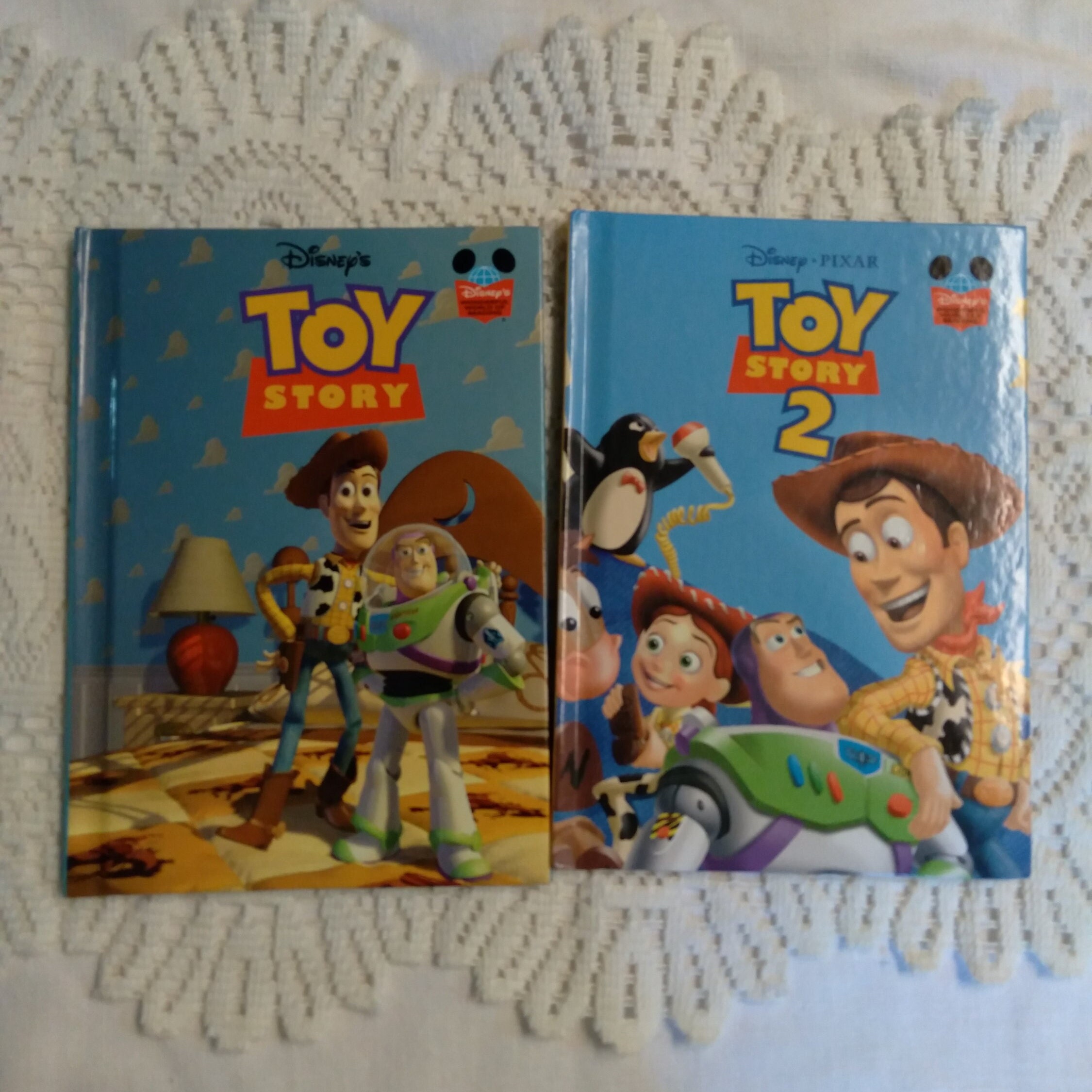 Toy Story/toy Story 2/disney's Wonderful World of Reading/set of 2