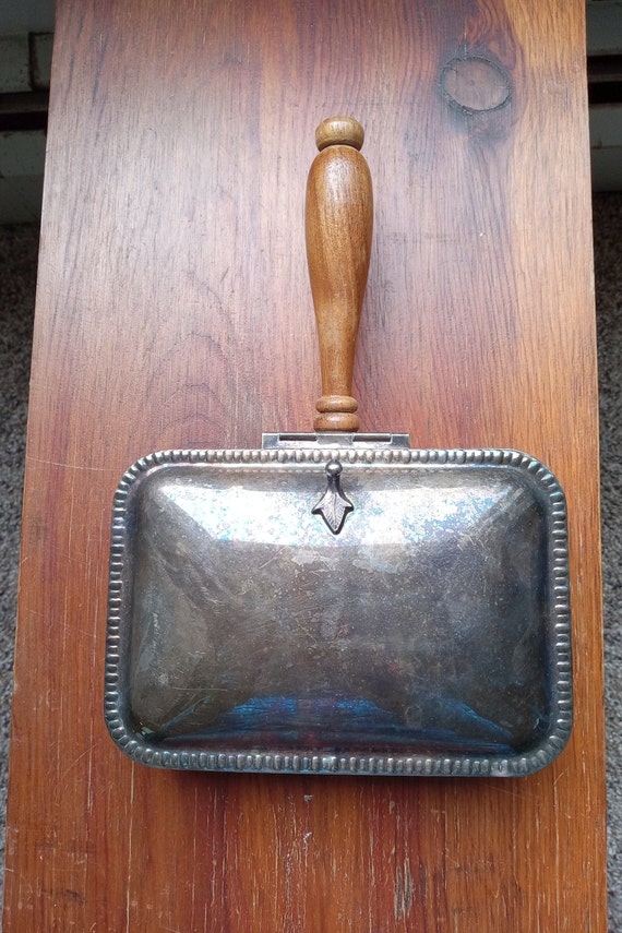 Antique Silent Butler/silver Plated by Sheffield Silver Co/opens
