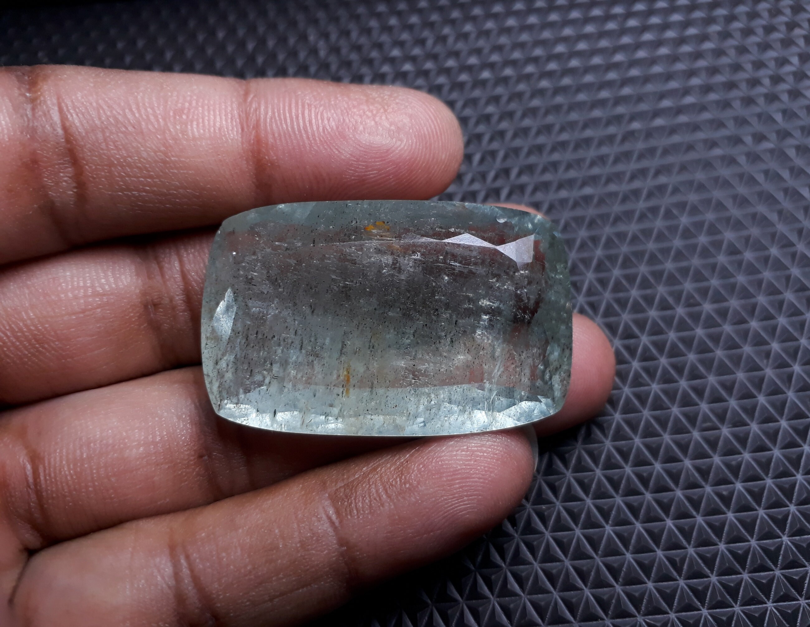 9550 Karat echte große Aquamarin Stein 40x26x12 mm seltene Etsy