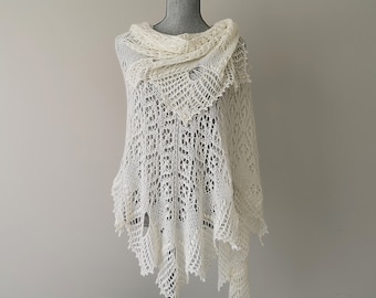 Shawl pattern  PDF knitting pattern  Wild Nature Love shawl Designer triangular lace shawl Unique design knit shawl wrap Gift idea