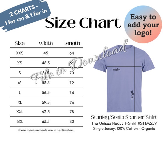 Size Guide, Size Chart