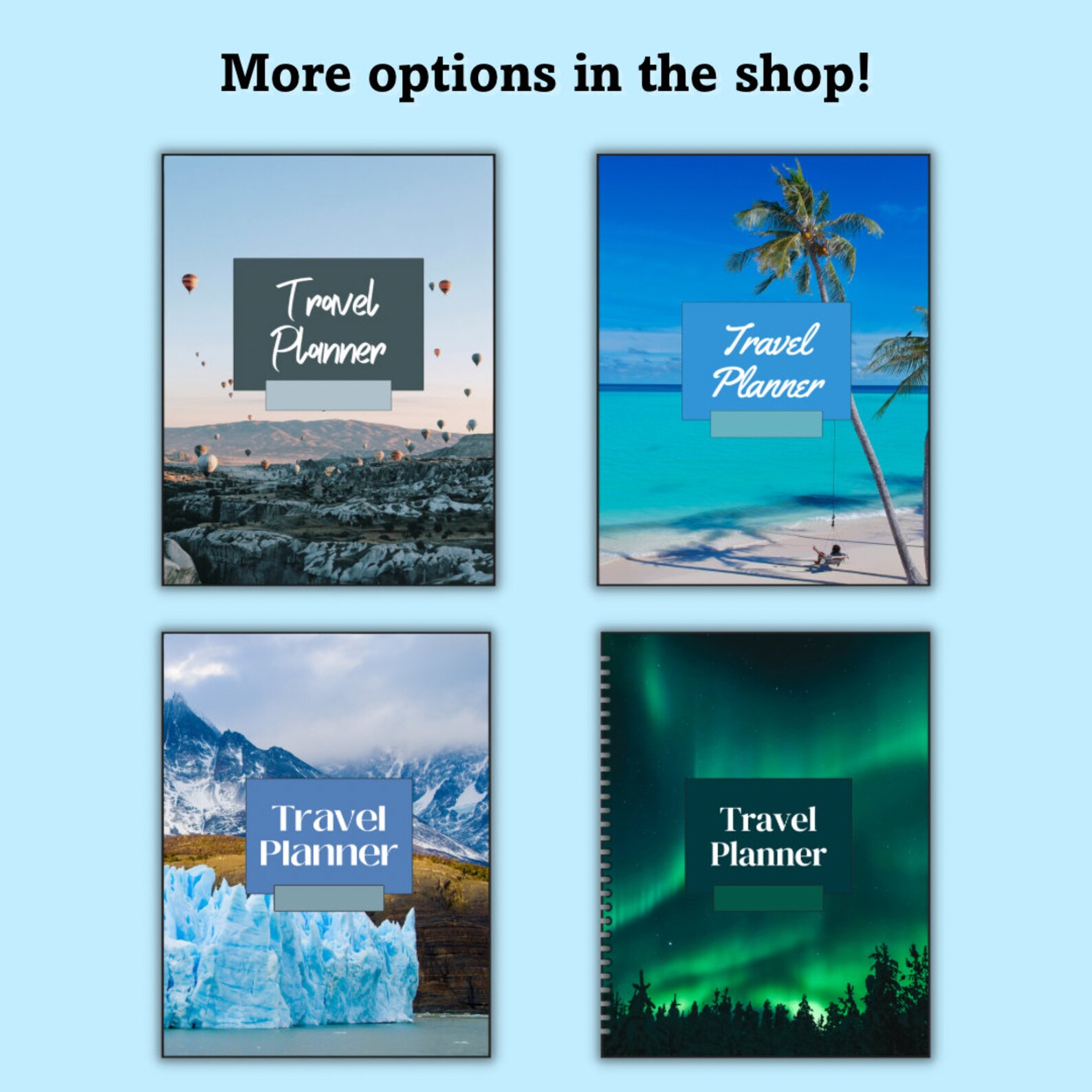 Travel Planner, Trip Itinerary and Organizer, Vacation Journal