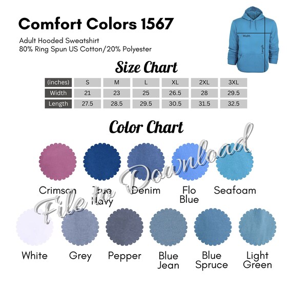 Etsy comfort top colors sweatshirt