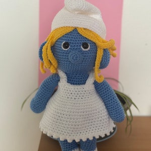Smurfette pdf to crochet, only in French