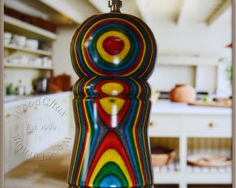 Molinillo de pimienta Molinillo de pimienta y salero Madera Colorgrain Madera Hecho a mano Hecho a mano VER VIDEO 879