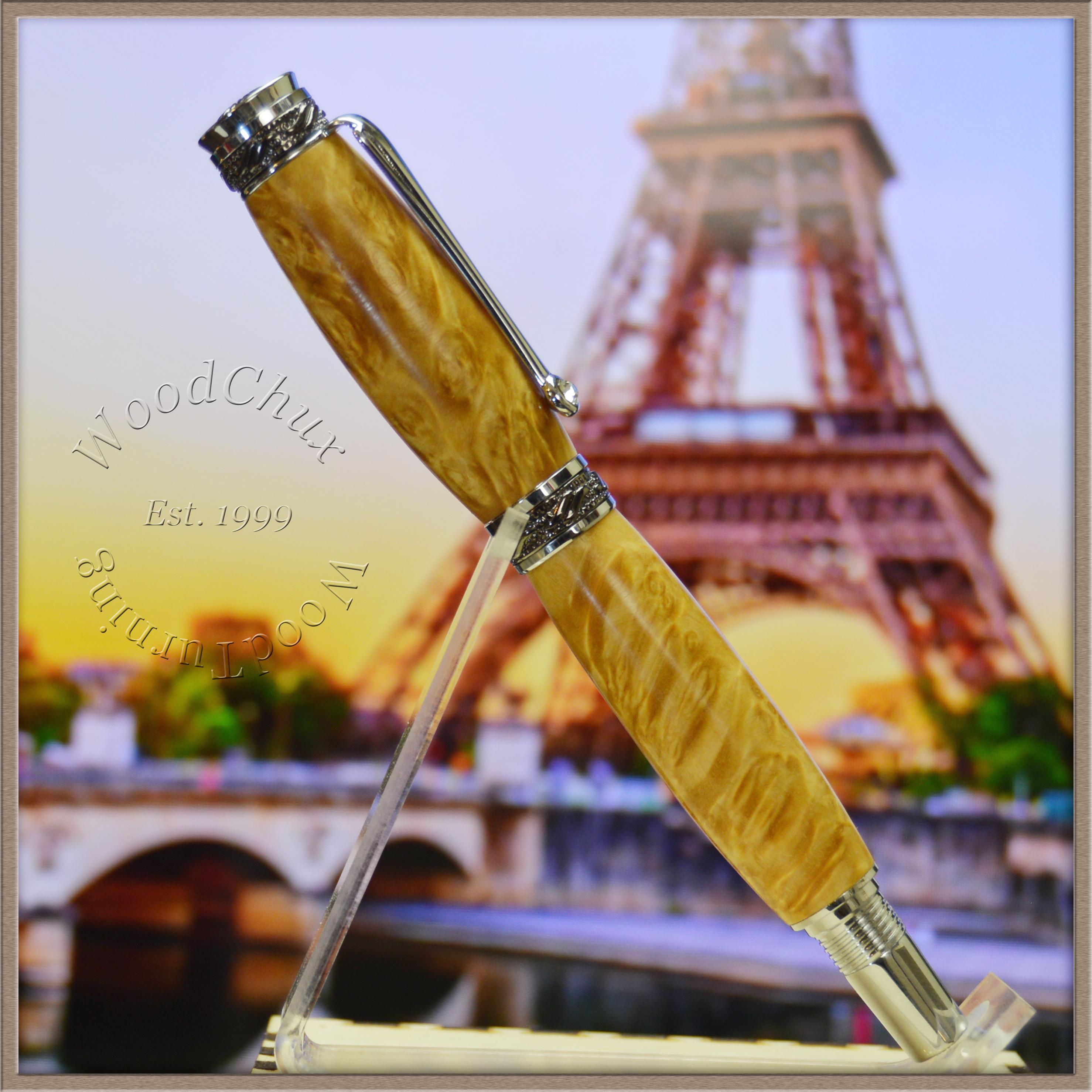Handmade Pen Writing Pens Ball Point Fountain Boxelder Burl Wood