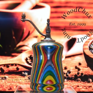 Pepper Mill Grinder Peppermill Windsor Spectraply Wood Wooden Handmade SEE VIDEO 902a