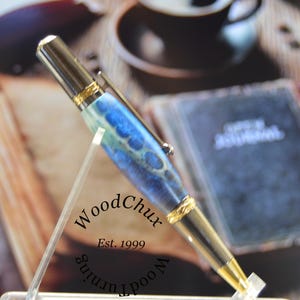 Pen Handmade Stunning Alligator Jaw Bone Writing Pens Artwork USA SEE VIDEO 1486a