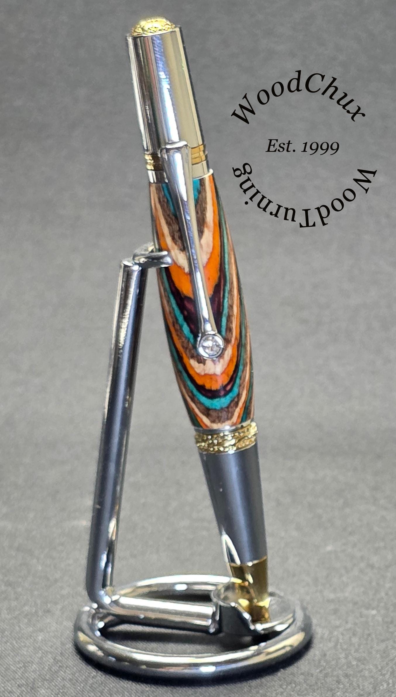 Pen Handmade Stunning Colorgrain Wood Writing Pens Artwork USA SEE
