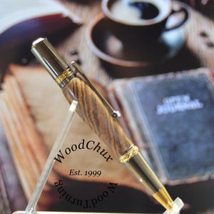 Pen Handmade Stunning Bocote Wood Writing Pens Artwork USA SEE VIDEO 1464a