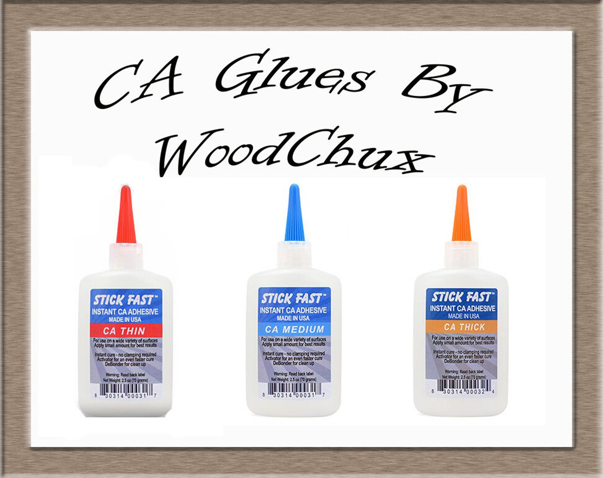 TMI Products - Stick Fast CA Black Flex Glue 1oz