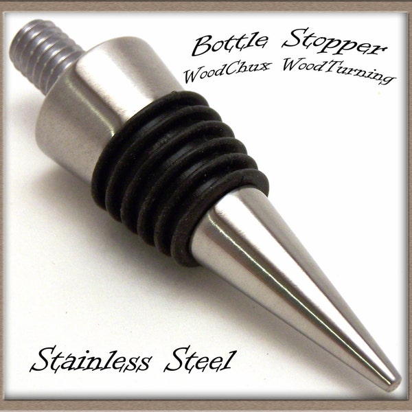 1 or 5 Pack Bottle Stopper STAINLESS STEEL Cone Kits Woodturning US Seller