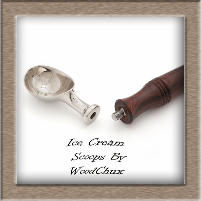 1 Ice Cream Scoop Woodturning Lathe Kit Stainless Steel Fast Etsy