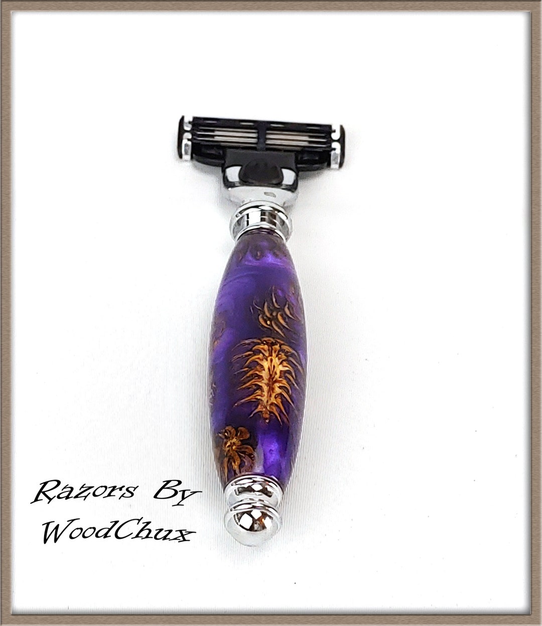 Razor Handmade Mini Pine Cones Double Edge Safety Gillette Mach 3 ...