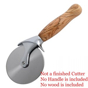Classic Pro Pizza Cutter Kit Stainless Steel Kit Woodturning Lathe Engrave