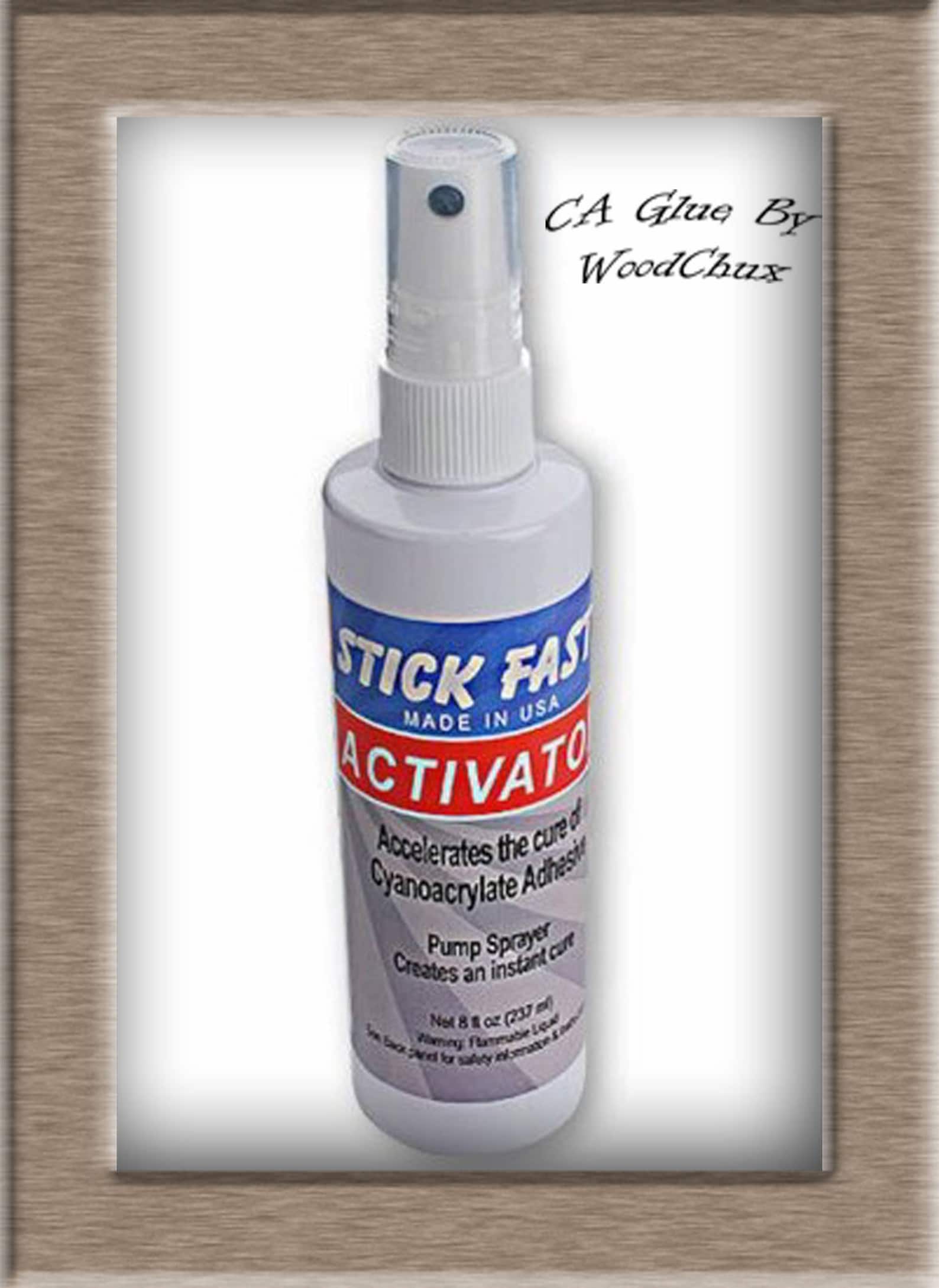 CA Glue Activator Accelerator 2 Oz or 8 Oz Pump Works on Thick Etsy