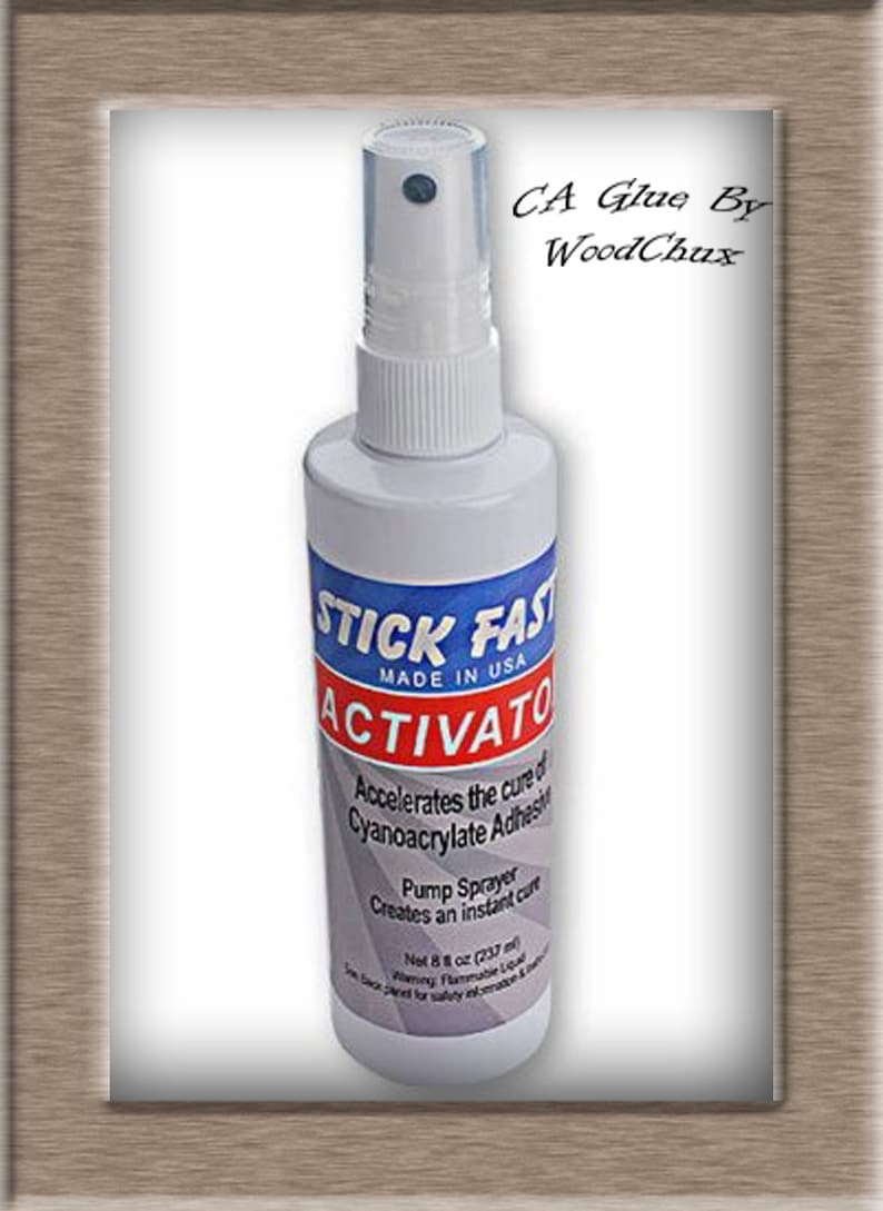 CA Glue Activator Accelerator 2 oz or 8 oz Pump Works On Thick Etsy