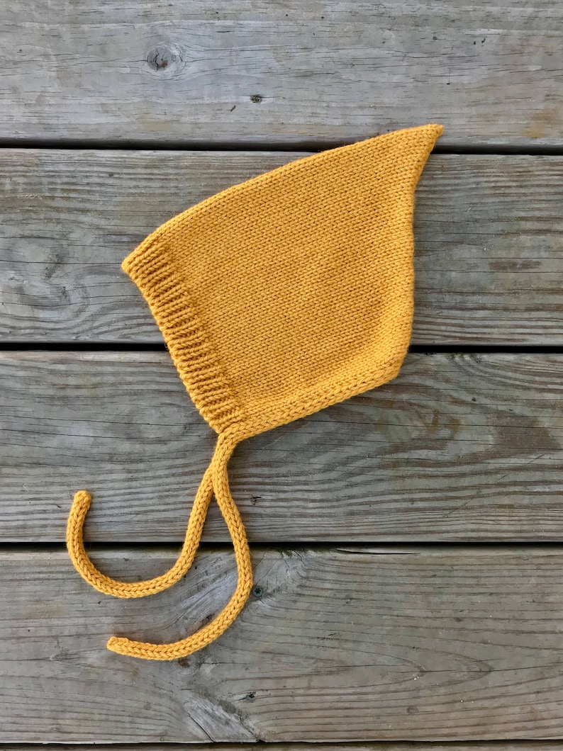 baby hat with ties