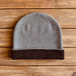 Double Layer Italian Merino Beanie // Smooth Gorpcore Techwear Minimalist Outdoor Hiking Hat image 5