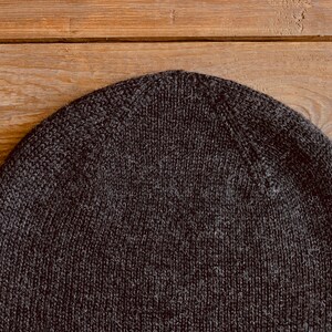 Double Layer Italian Merino Beanie // Smooth Gorpcore Techwear Minimalist Outdoor Hiking Hat image 10