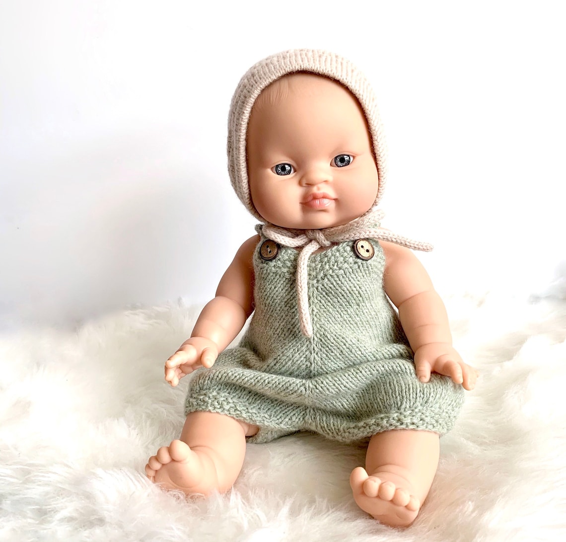 Minikane doll clothes Knitted doll romper Wool jumpsuit for Etsy