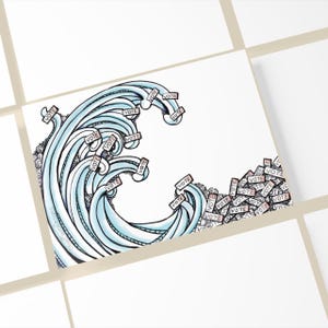 Votes imprimables sur les vagues - art mural - clipart - et plus * FICHIER NUMÉRIQUE uniquement *