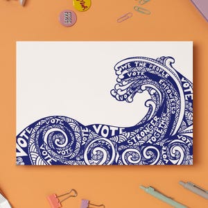 Vagues bleues imprimables - oeuvres d'art murales - clipart - et plus * FICHIER NUMÉRIQUE uniquement *