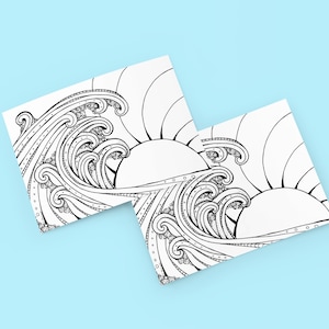 PRINTABLE for Postcards - Wall Art - Coloring - and More *DIGITAL FILE only*