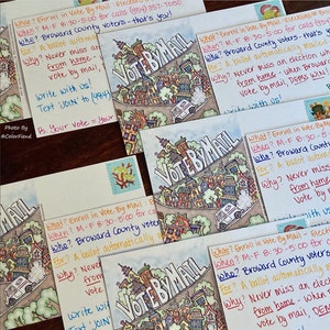 100 Postcards To Voters Happy Writing Party Bundle image 7